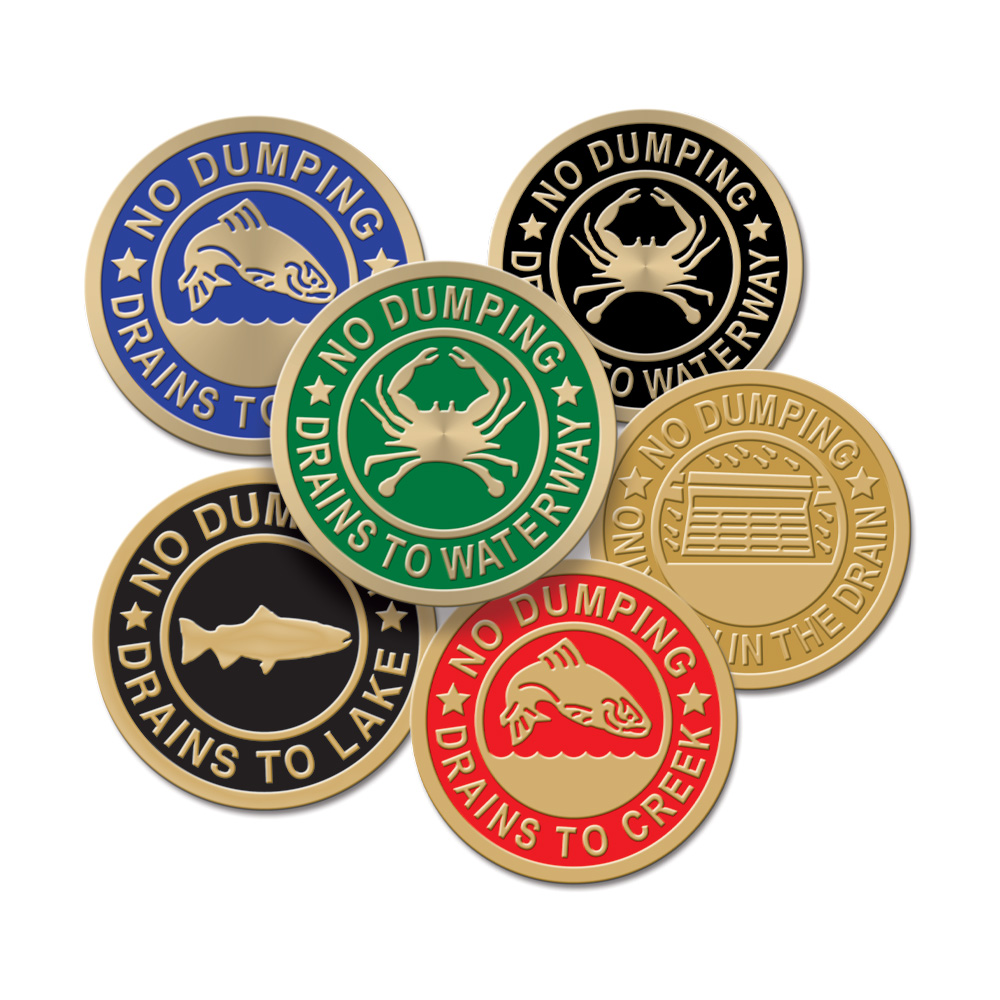 Brass Storm Drain Markers