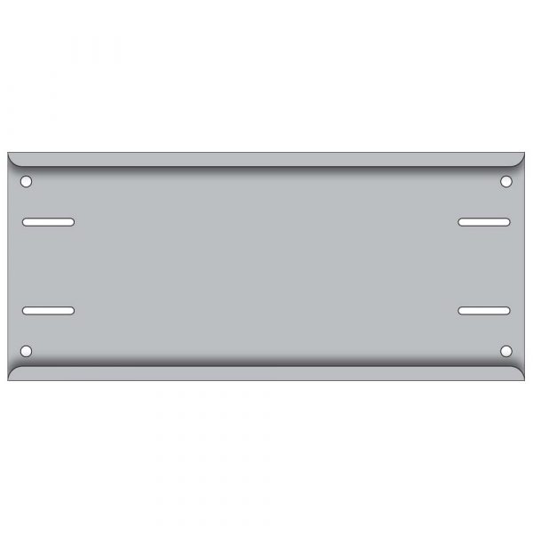 Horizontal aluminum Plate Holder for a 3" Transmission Plate